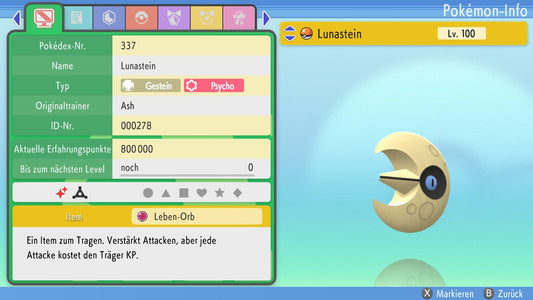 #337 Lunastone PvP BDSP