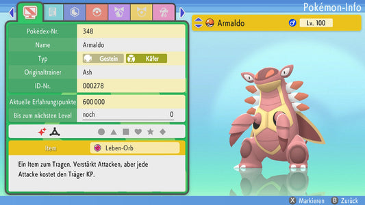 #348 Armaldo PvP BDSP