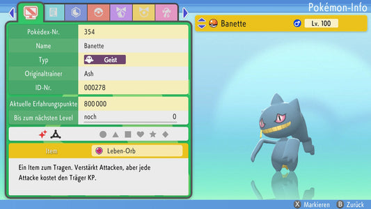 #354 Banette PVP BDSP