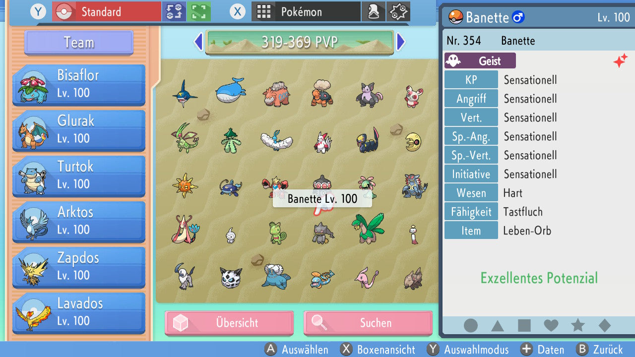 #354 Banette PVP BDSP