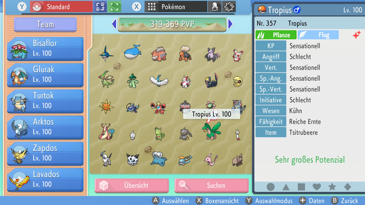 #357 Tropius PVP BDSP