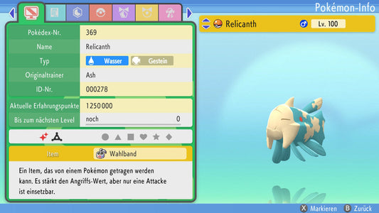 #369 Relicanthe PVP BDSP