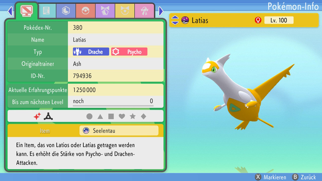 #380 Latias PVP BDSP