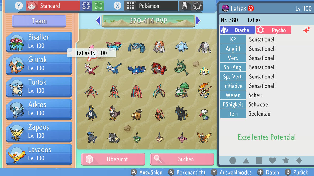 #380 Latias PVP BDSP