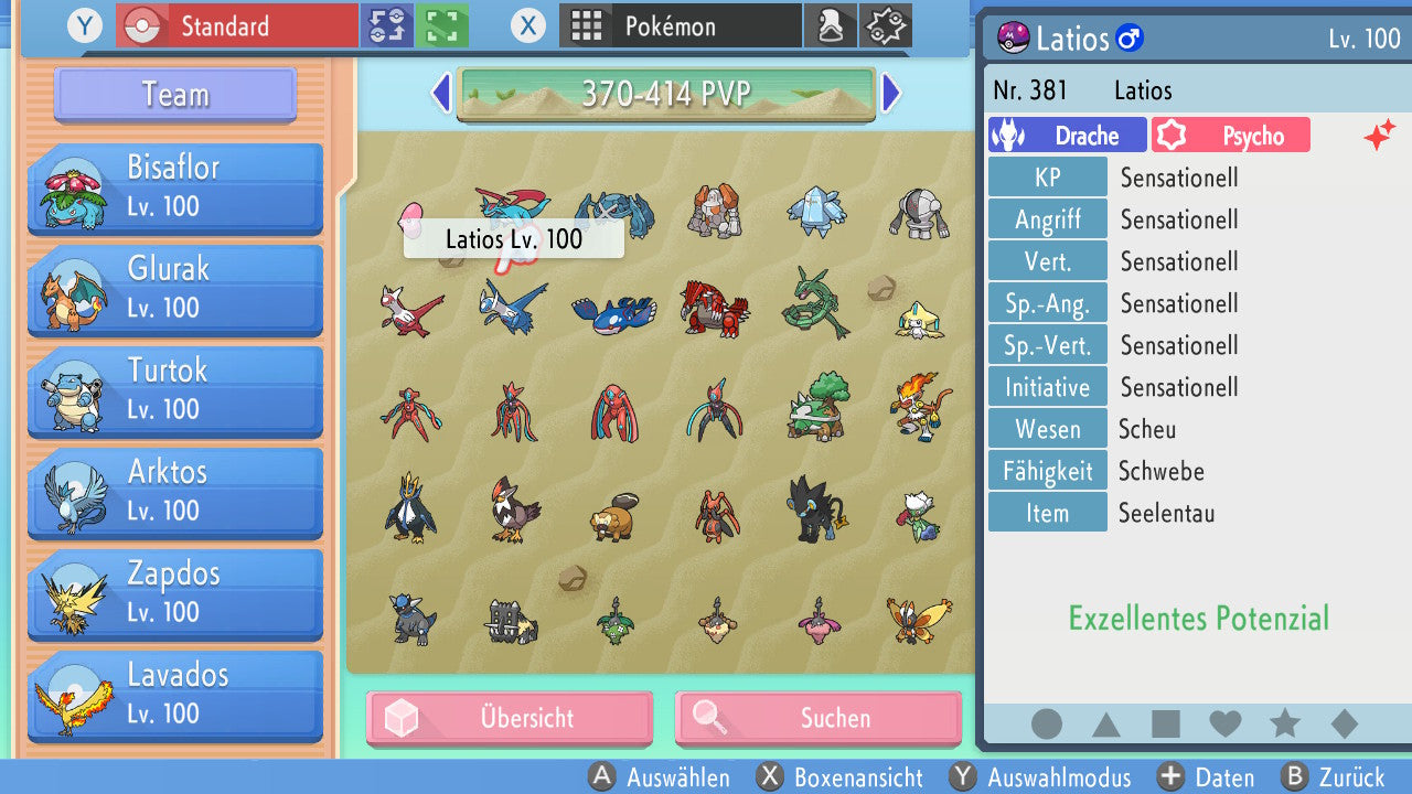 #381 Latios PVP BDSP