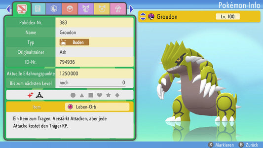 #383 Groudon PVP BDSP