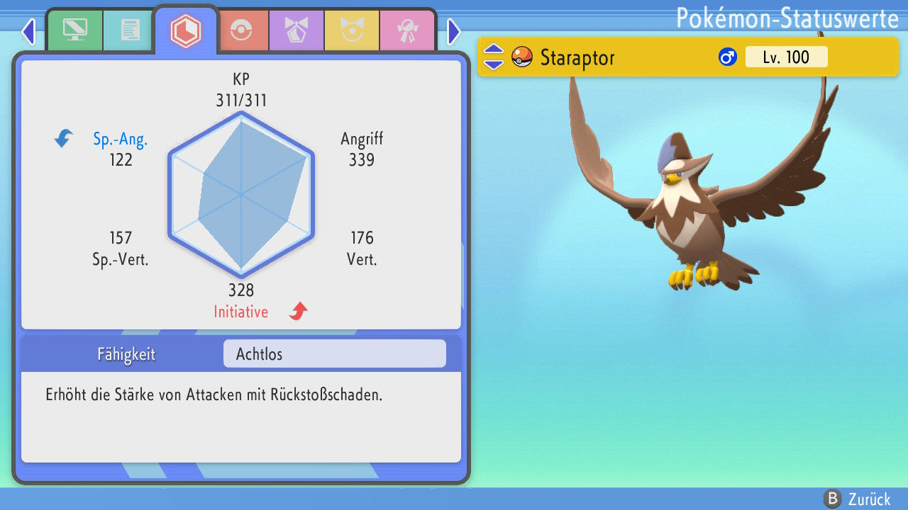#398 Staraptor PVP BDSP