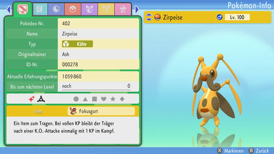 #402 Chirpise PVP BDSP