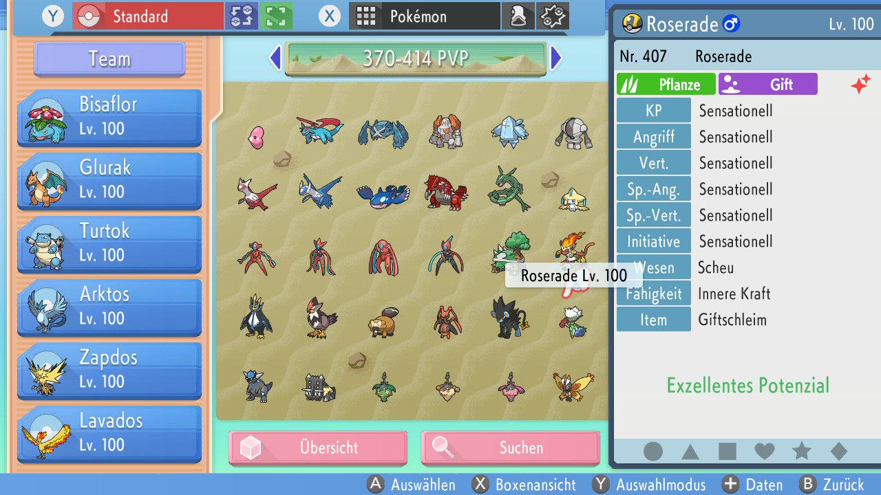 #407 Roserade PVP BDSP