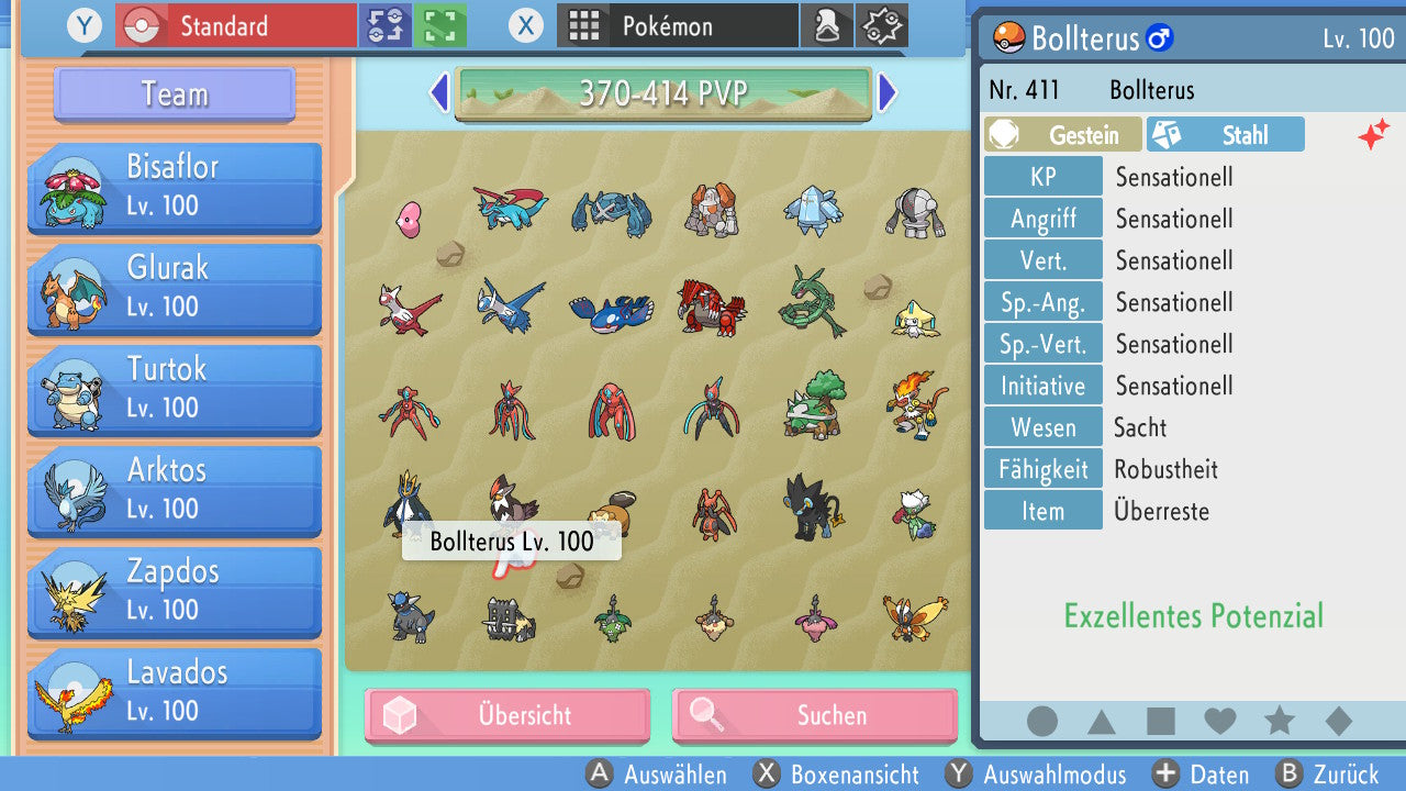 #411 Bollterus PVP BDSP