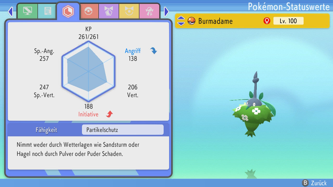 #413 Burmadame Pflanzenumhang PVP BDSP