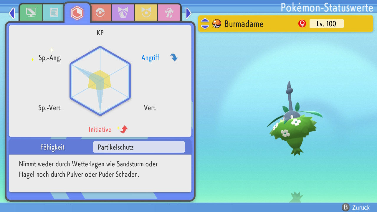 #413 Burmadame Pflanzenumhang PVP BDSP