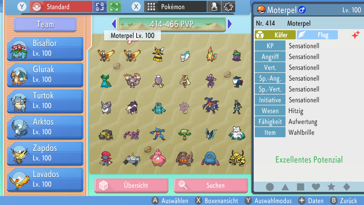 #414 Moterpel Lumpenumhang PVP BDSP