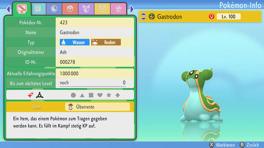 #423 Gastrodon Mer de l'Est PVP BDSP
