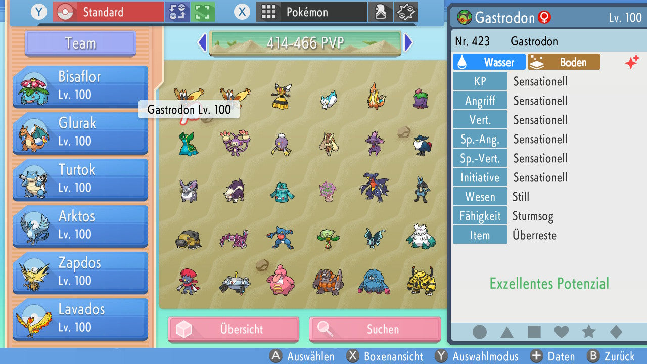 #423 Gastrodon Mer de l'Est PVP BDSP