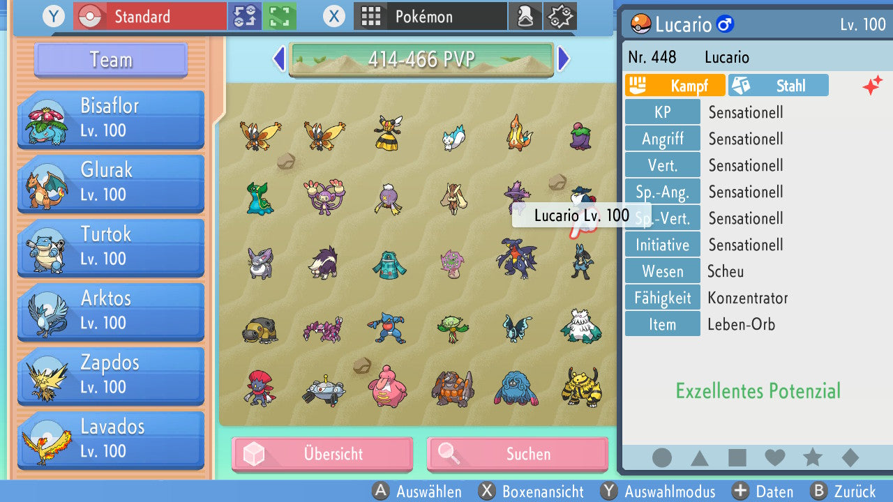 #448 Lucario PVP BDSP