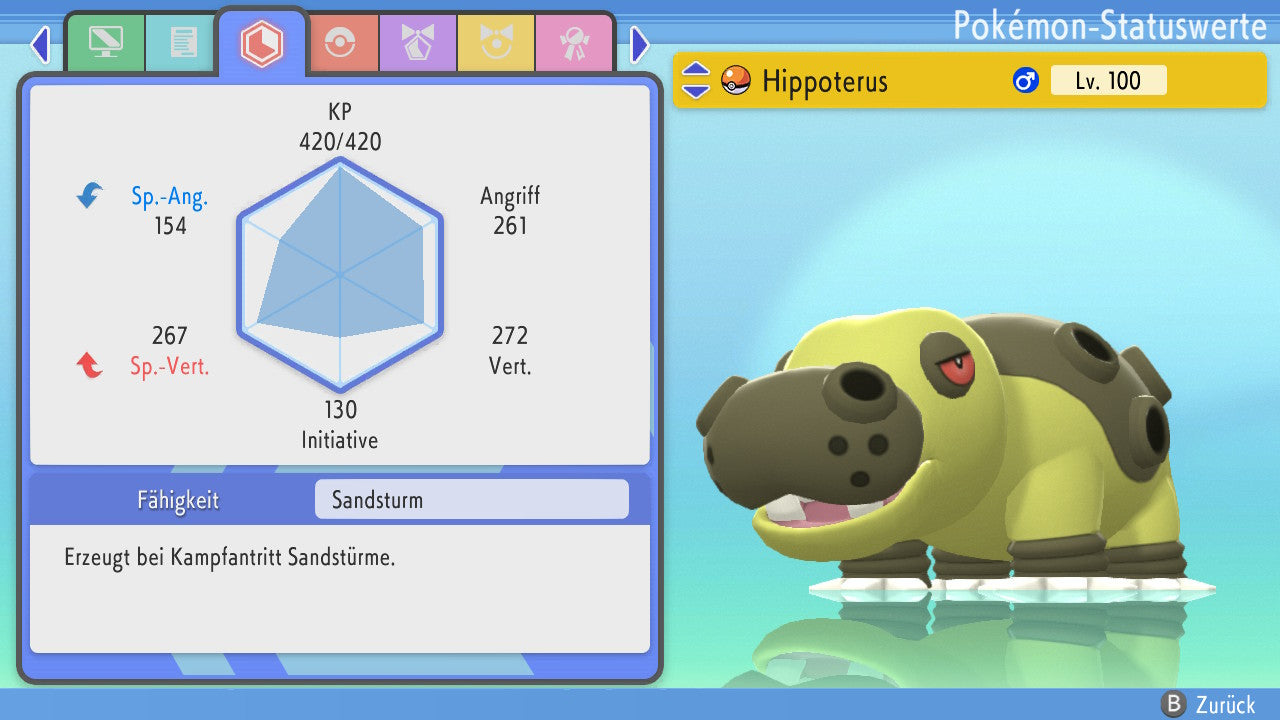 #450 Hippoterus PVP BDSP