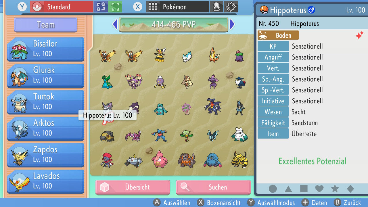 #450 Hippoterus PVP BDSP