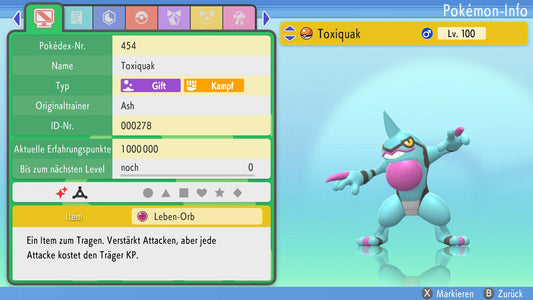 #454 Toxiquak PVP BDSP