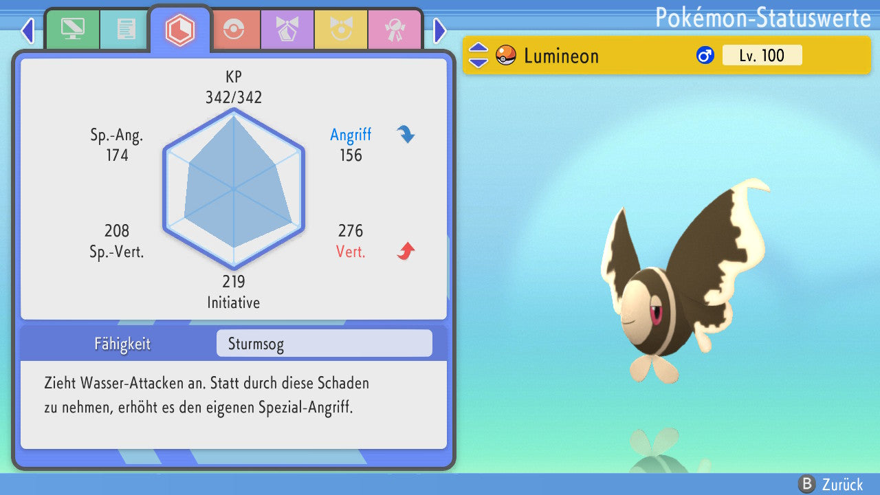 #457 Lumineon PVP BDSP