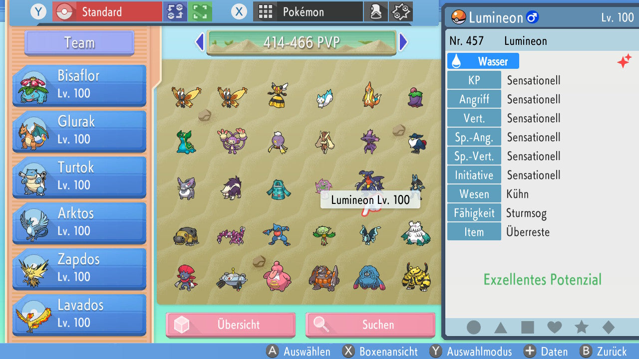 #457 Lumineon PVP BDSP