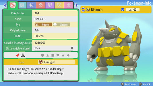 #464 Rhinocéros PVP BDSP