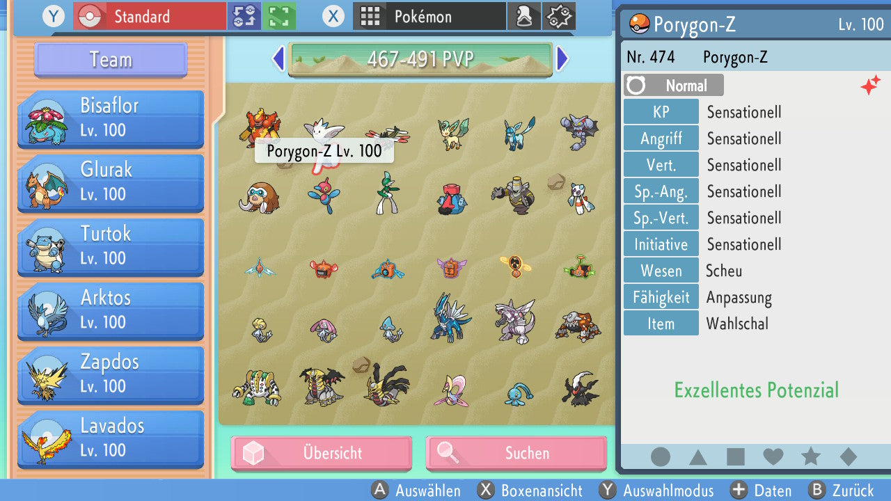 #474 Porygon-Z PVP BDSP