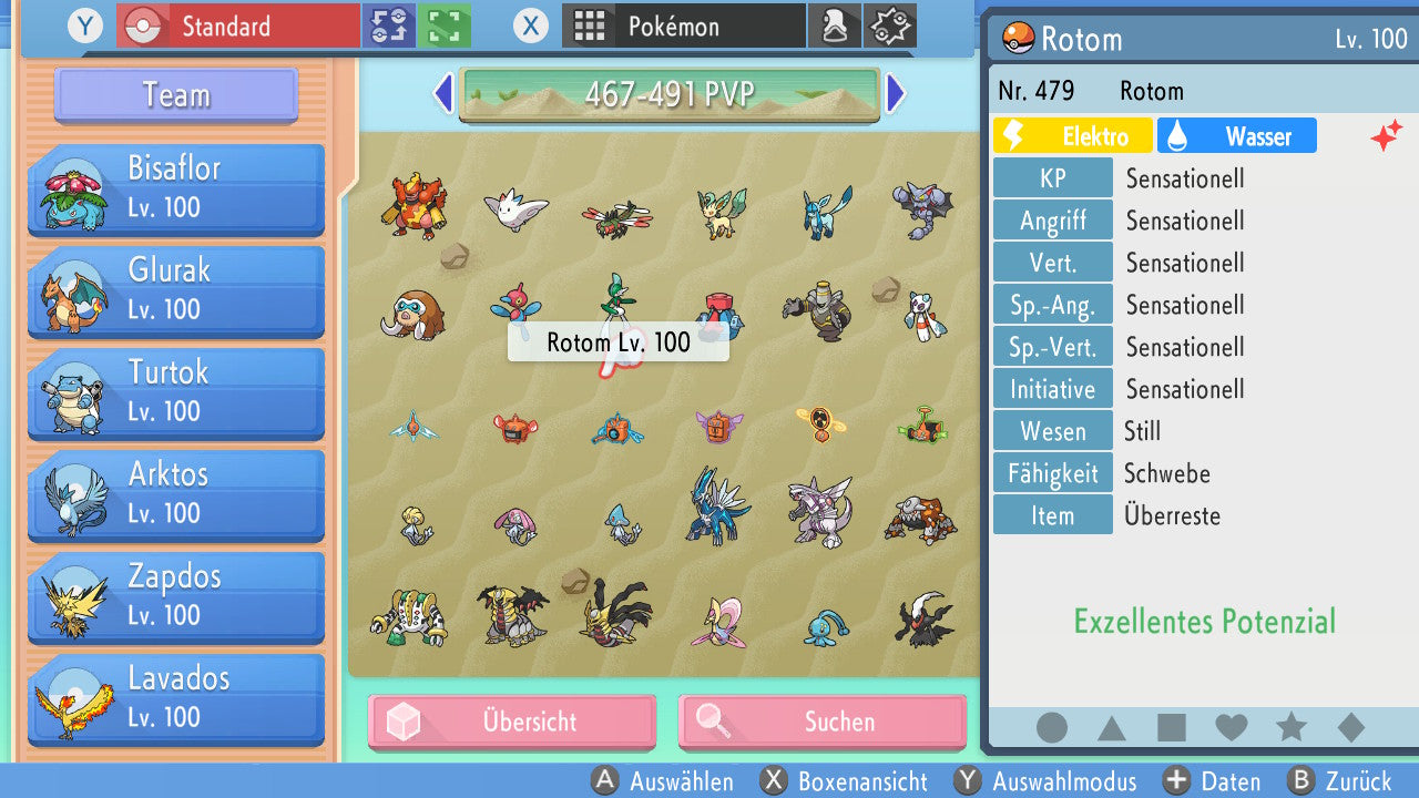 #479 Rotom Wasch PVP BDSP