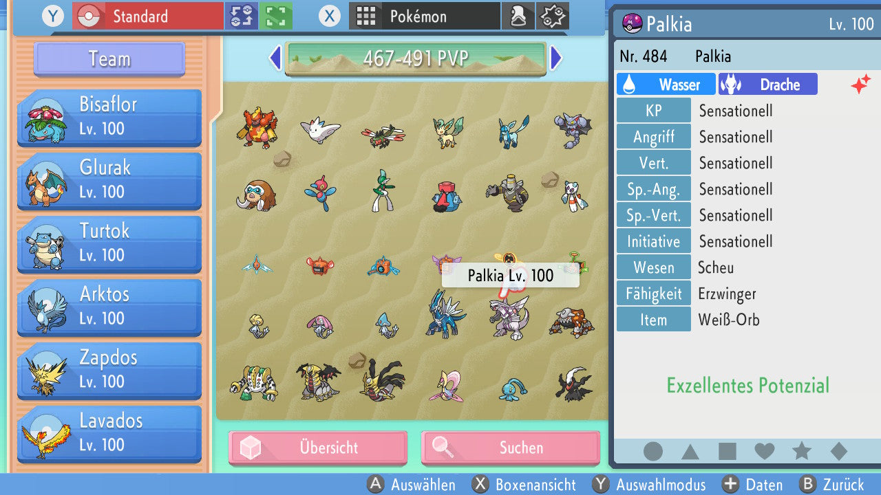 #484 Palkia PVP BDSP