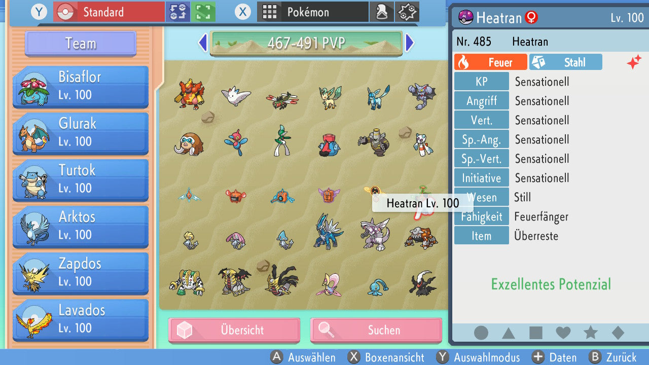 #485 Heatran PVP BDSP