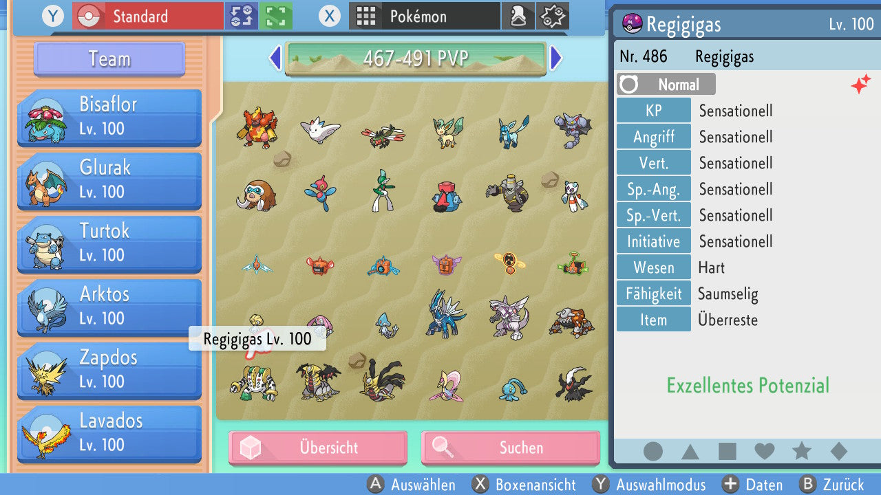 #486 Regigigas PVP BDSP