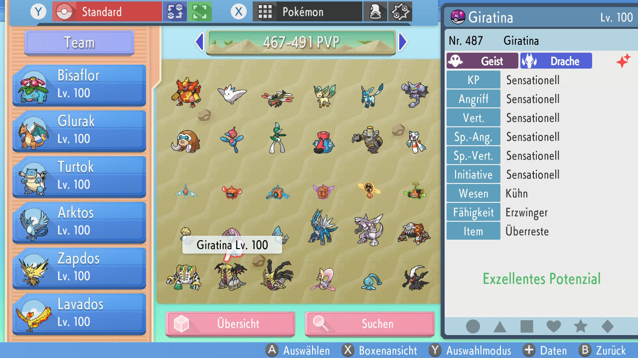 #487 Giratina Wandelform PVP BDSP