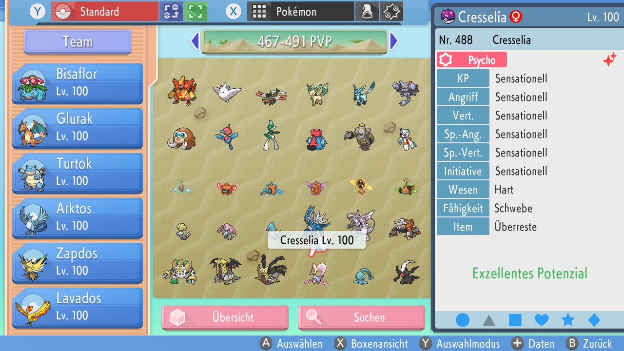 #488 Cresselia PVP BDSP