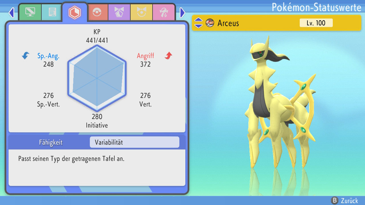 #493 Arceus Normal PVP BDSP