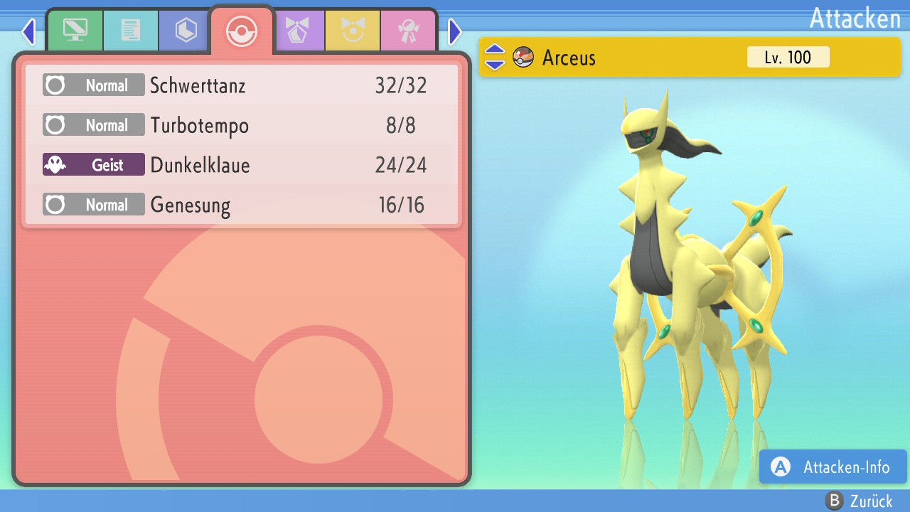 #493 Arceus Normal PVP BDSP