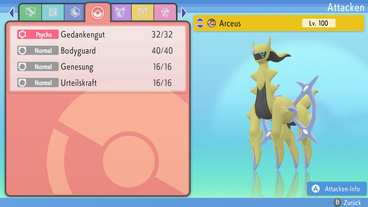 #493 Arceus Flug PVP BDSP