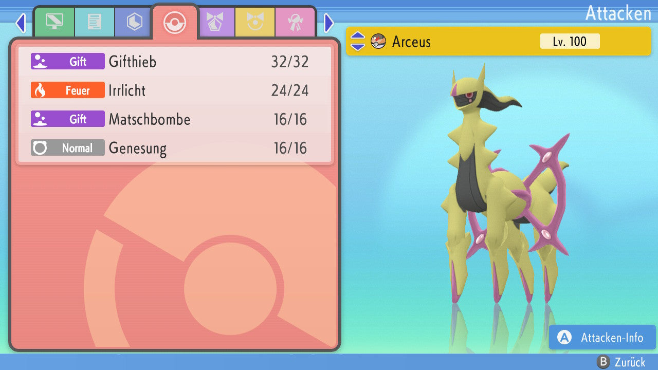 #493 Arceus Gift PVP BDSP