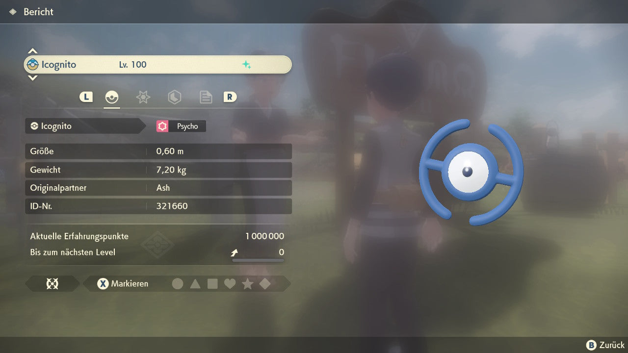 #201 Unown H PLA