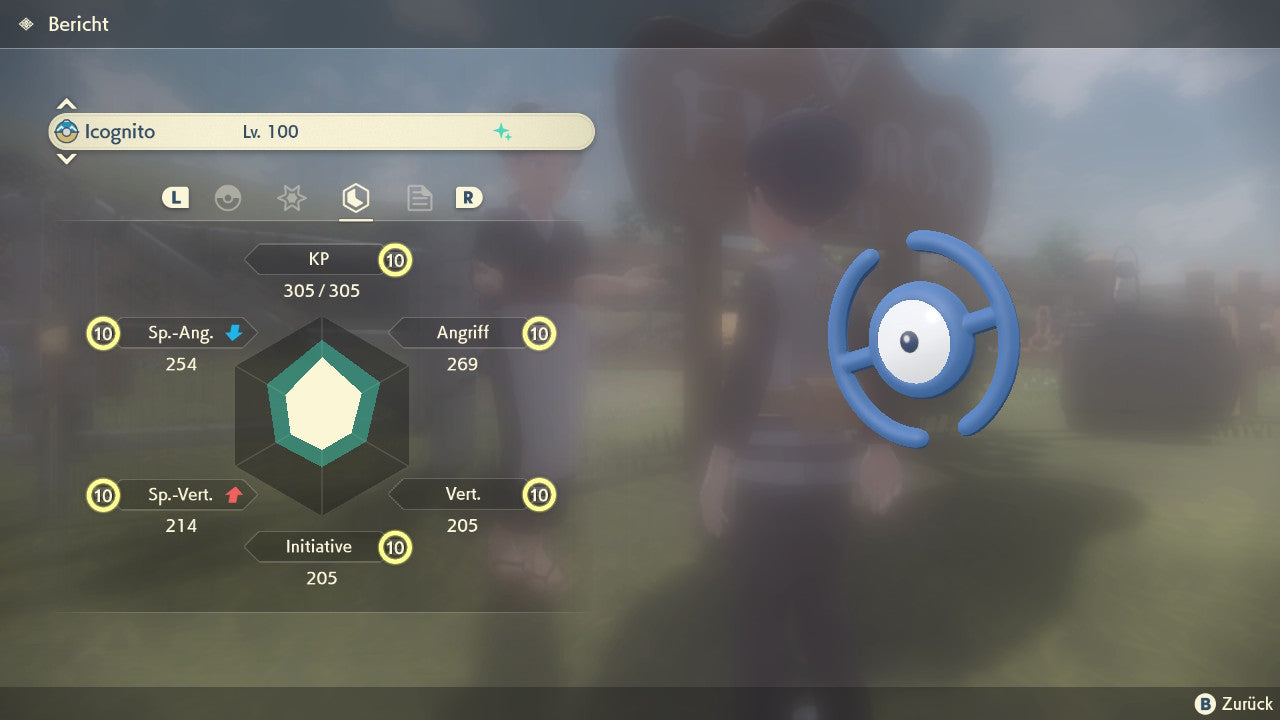 #201 Unown H PLA
