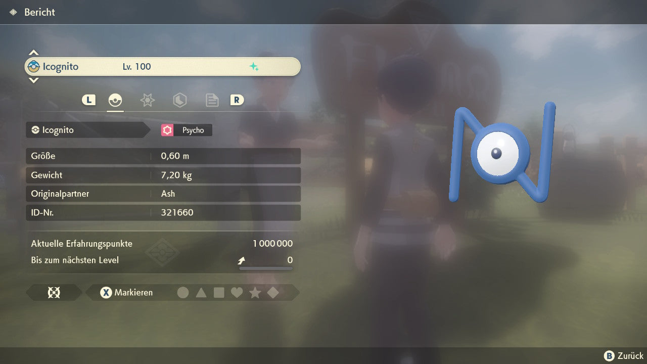 #201 Unown N PLA