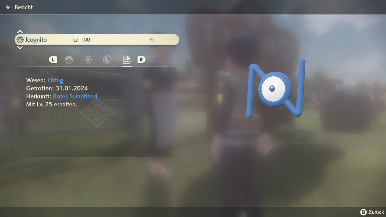 #201 Unown N PLA