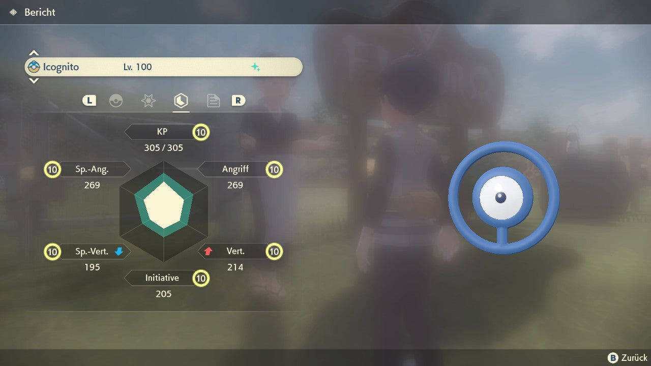 #201 Unown O PLA