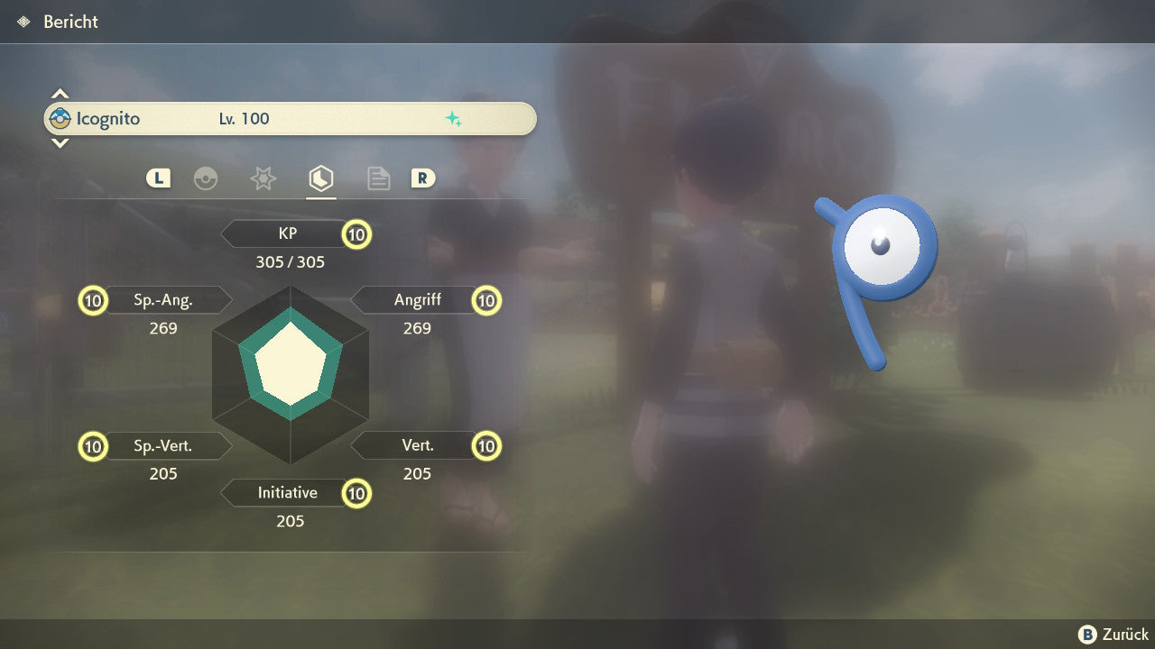 #201 Unown P PLA