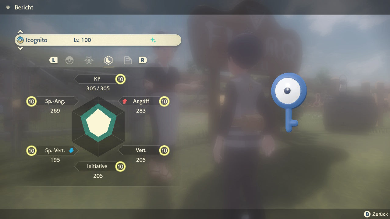 #201 Unown Q PLA