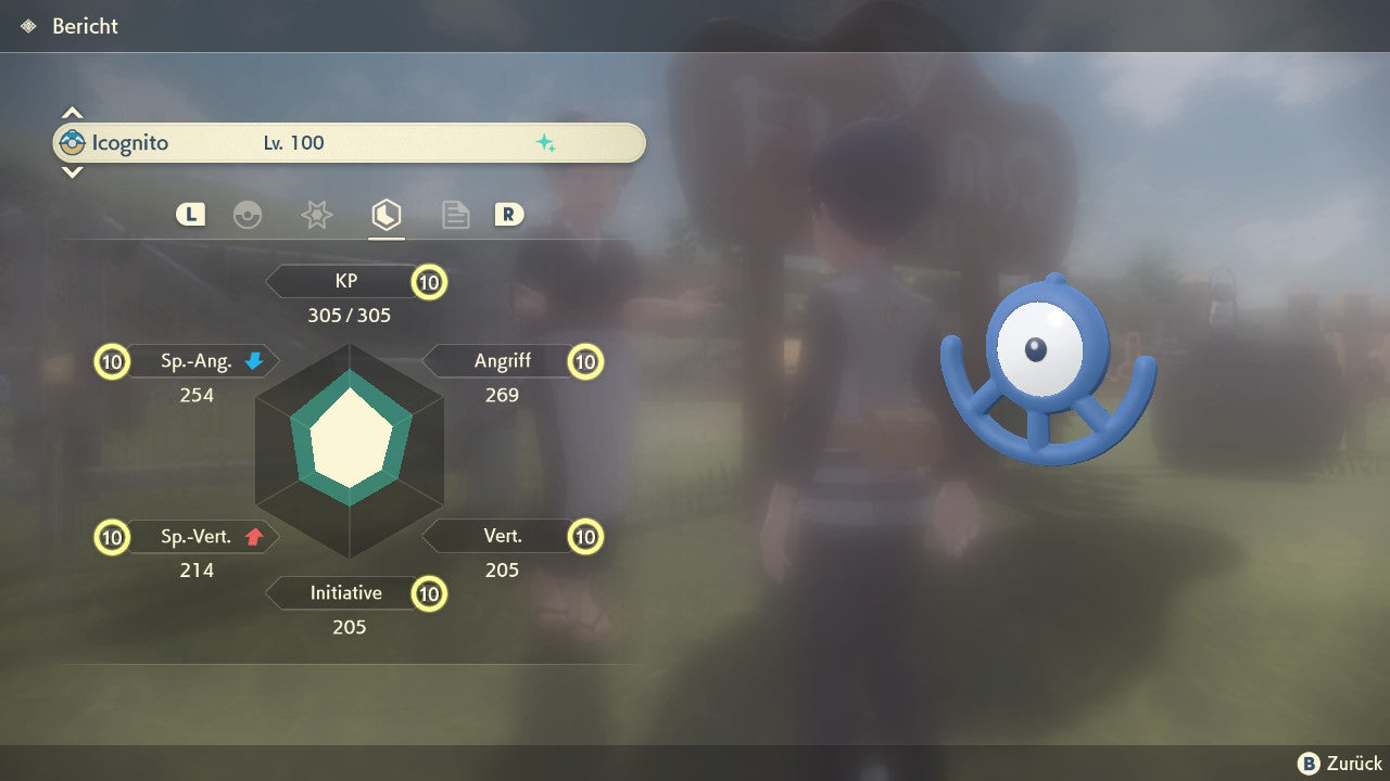 #201 Unown U PLA