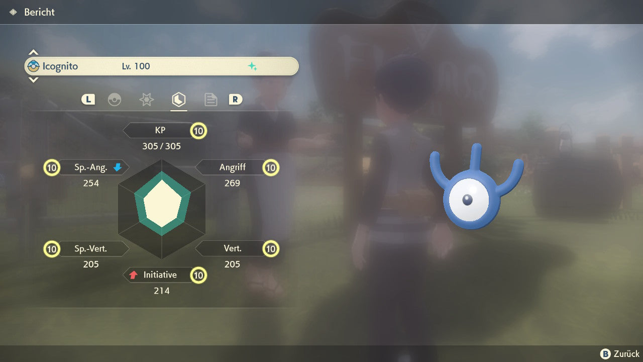 #201 Unown W PLA