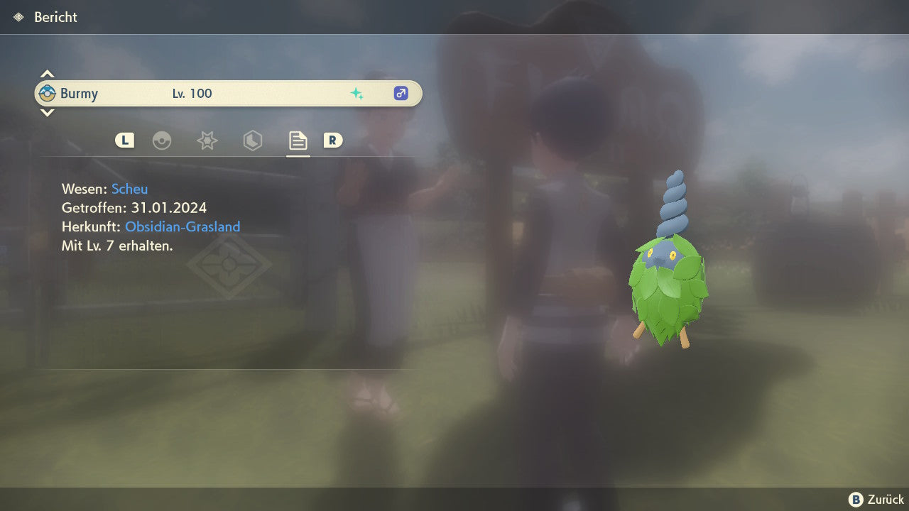 #412 Burmy Plant Cape PLA