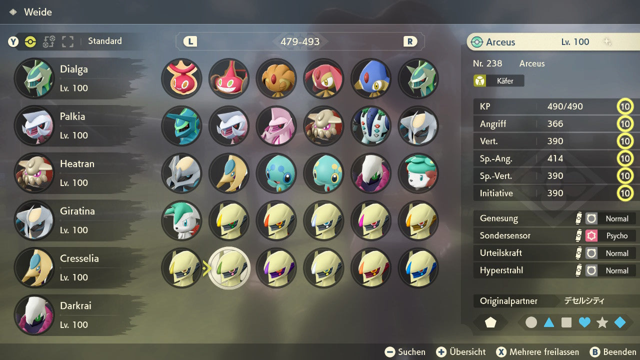 #493 Arceus-Käfer PLA