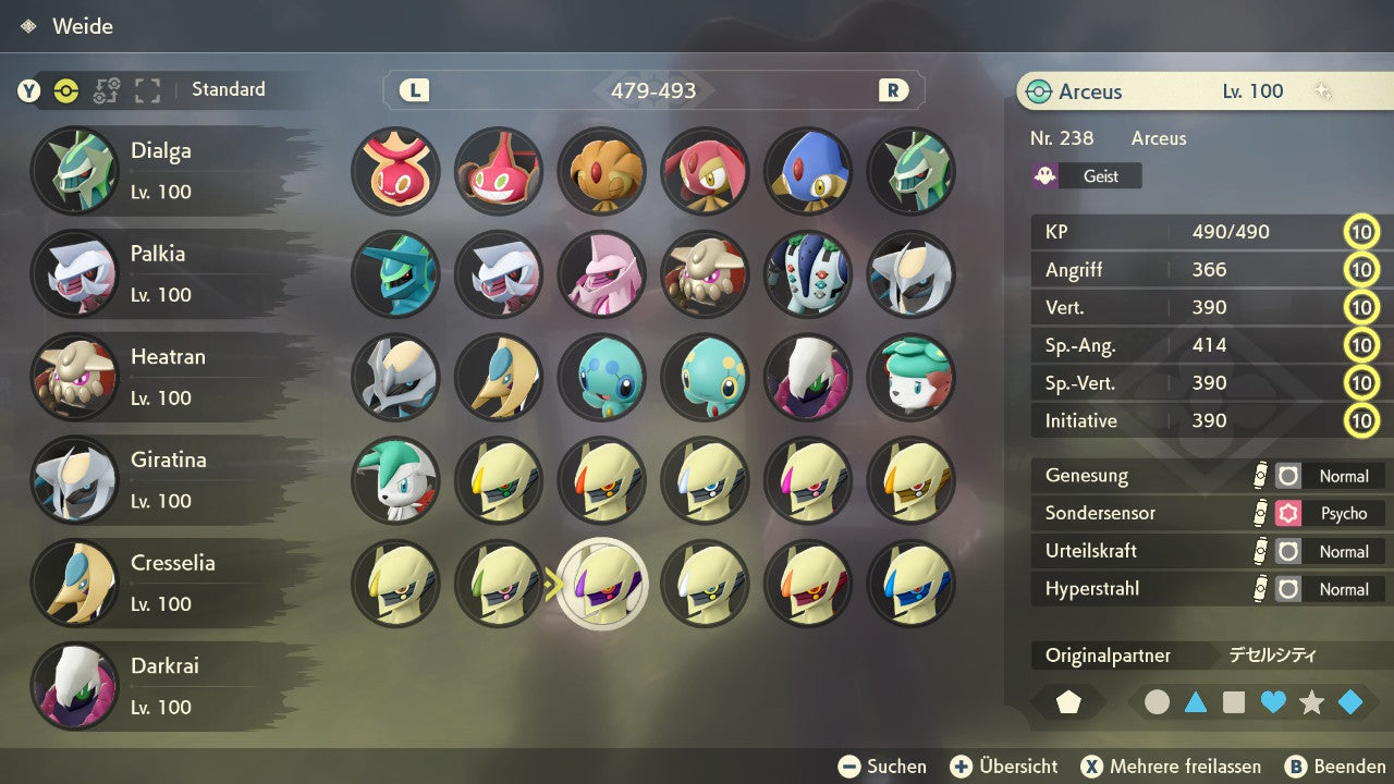 #493 Arceus Ghost PLA