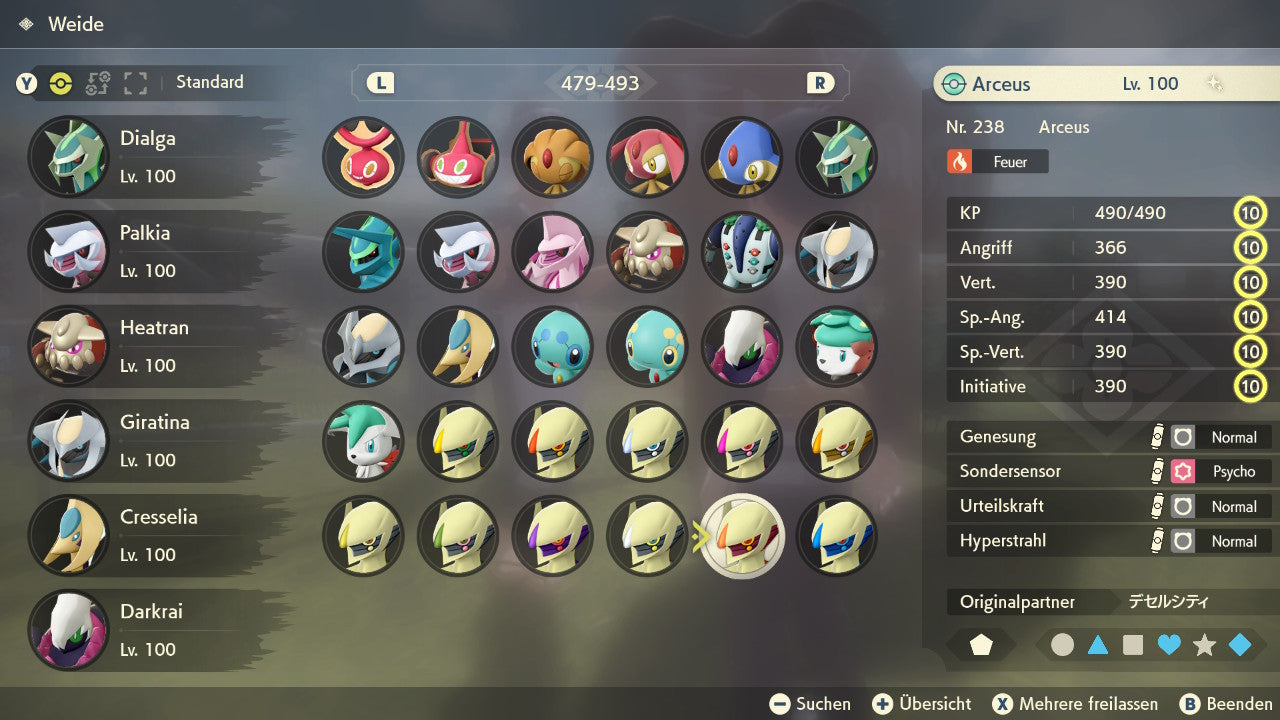 #493 Arceus-Feuer PLA